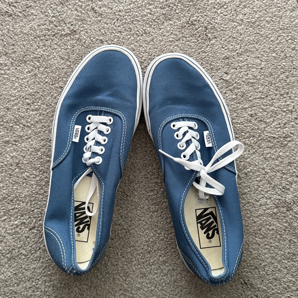 Vans Classic Blue Canvas Sneakers